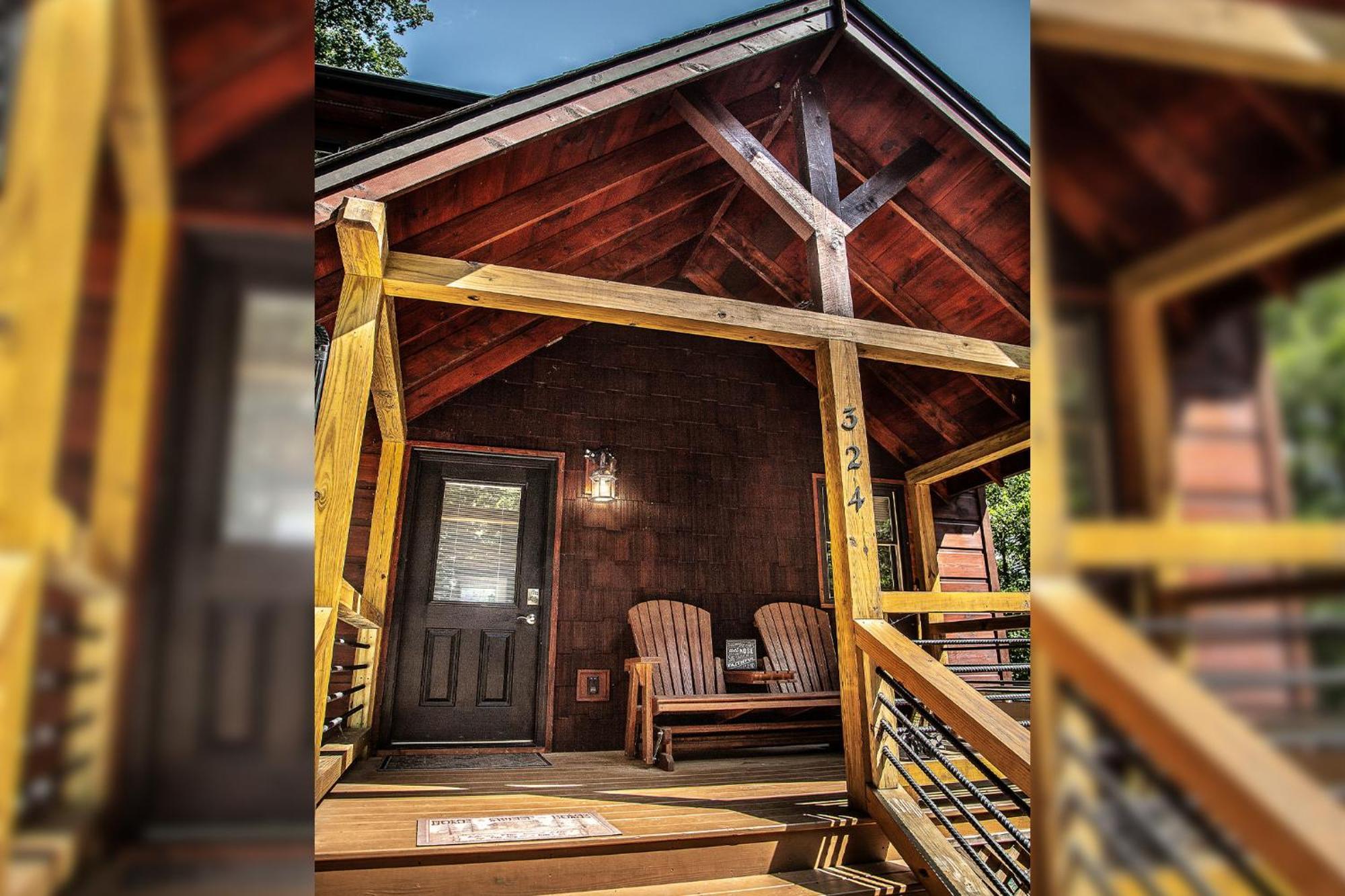 Adore The Smores Rustic Mountain Charm Outdoor Spaces And A Cozy Hot Tub Blue Ridge Luaran gambar